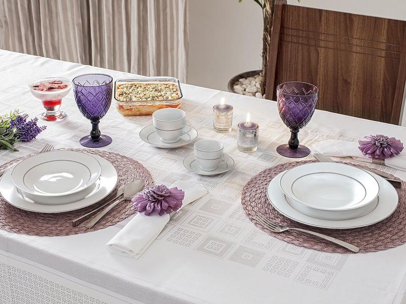 食器 20260410-6 DinnerSet BAKER HART & STUART Aparelho de Jantar 42 Peças Casambiente Porcelana - Redondo Branco